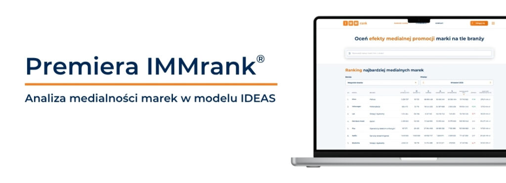 IMMrank – wszechstronna analiza medialności marek w&nbsp;modelu IDEAS